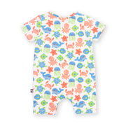 Kite Under The Sea Romper Multi (62-8687-BUR)