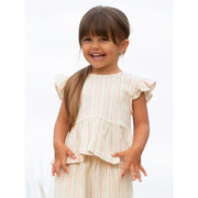 Kite Special Stripe Blouse Cream (62-9229-YGB)
