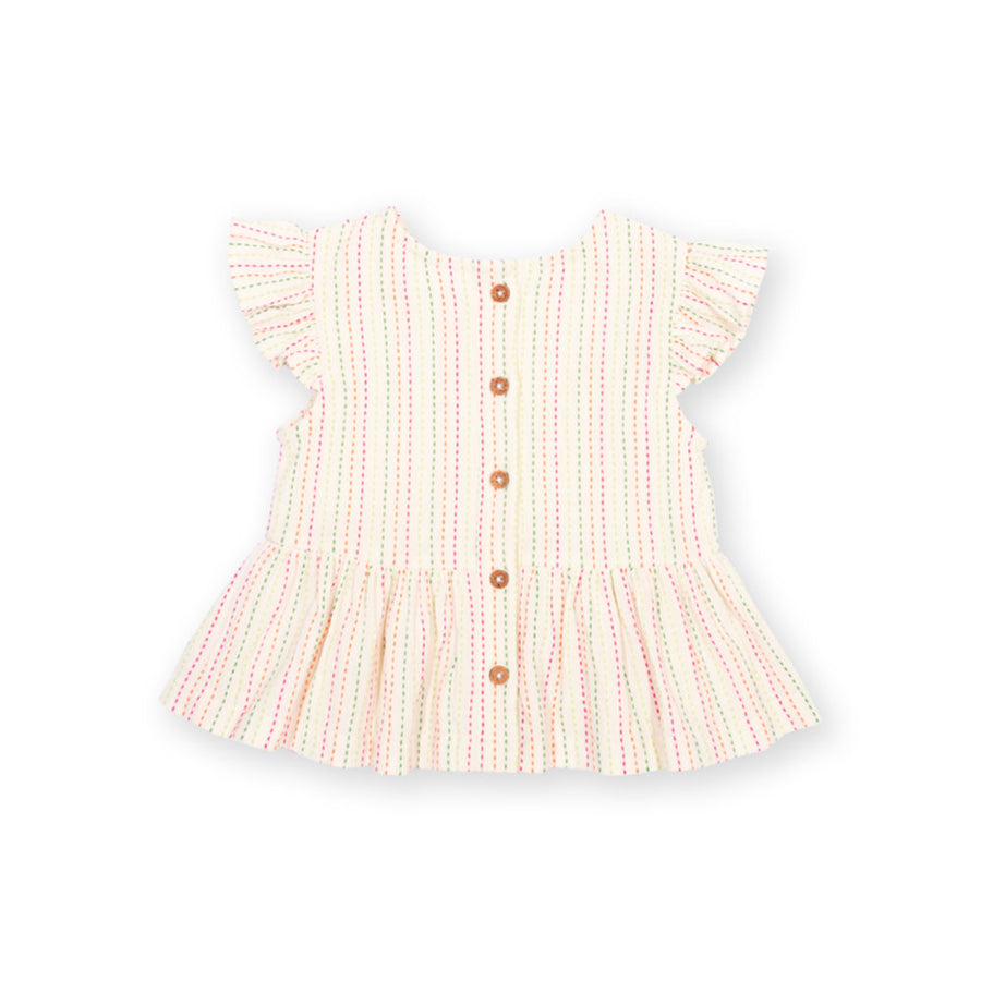 Kite Special Stripe Blouse Cream (62-9229-YGB)