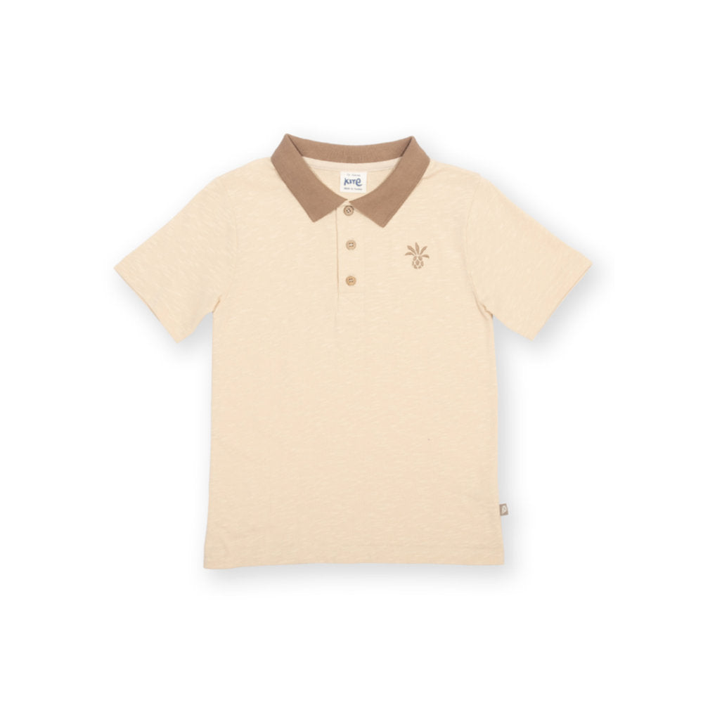 Kite Pineapple Polo Shirt Brown (62-F599-ABT)