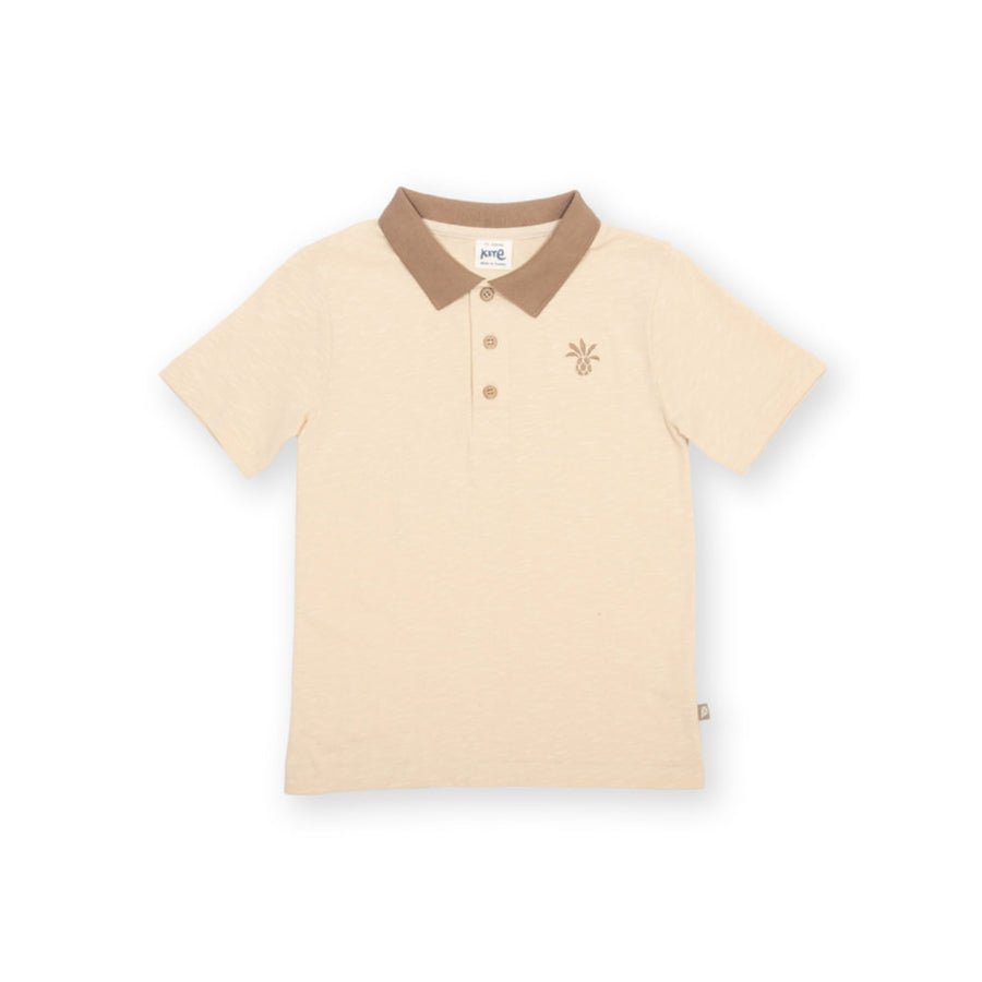 Kite Pineapple Polo Shirt Brown (62-F599-ABT)
