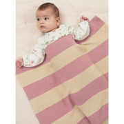 Kite Cabana Stripe Blanket Cloudy Pink (63-1856-BGA)