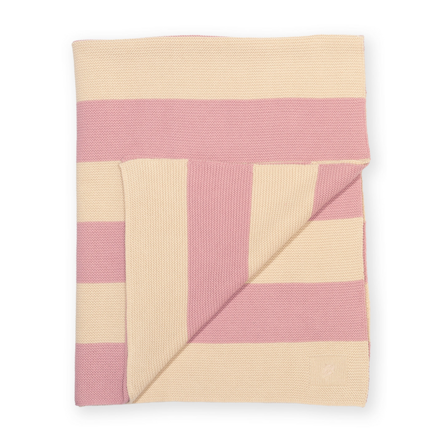 Kite Cabana Stripe Blanket Cloudy Pink (63-1856-BGA)