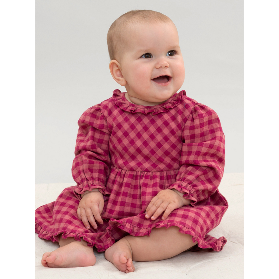 Kite Damson Check Dress And Pants (63-8186-BGD)