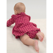 Kite Damson Check Dress And Pants (63-8186-BGD)