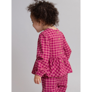 Kite Damson Check Blouse (63-9008-YGB)