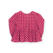 Kite Damson Check Blouse (63-9008-YGB)