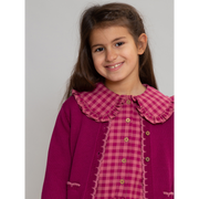 Kite Damson Check Dress (63-9013-OGD)