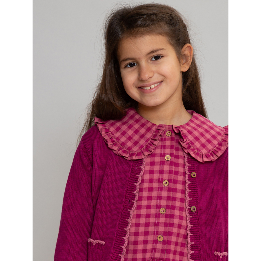 Kite Damson Check Dress (63-9013-OGD)