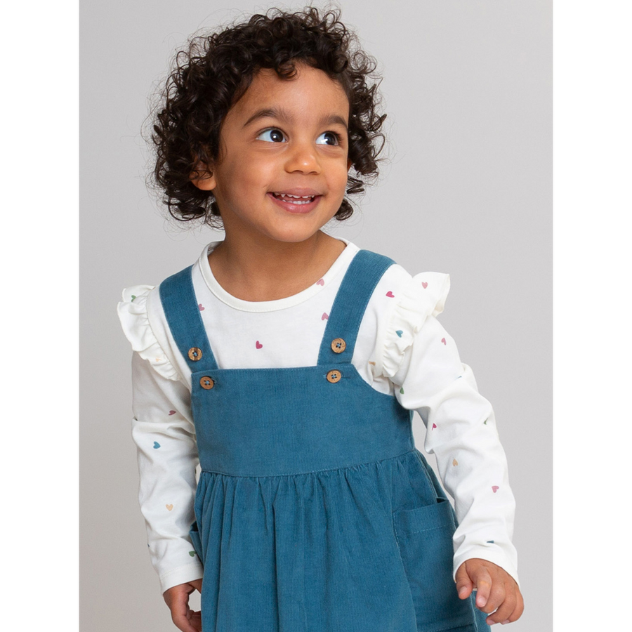 Kite Little Hearts Frill T-Shirt (63-T713-AGT)