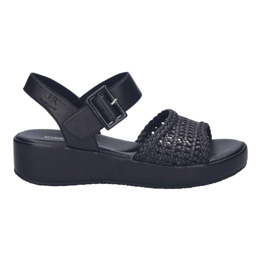 Josef Seibel Eve 06 Black Sandals
