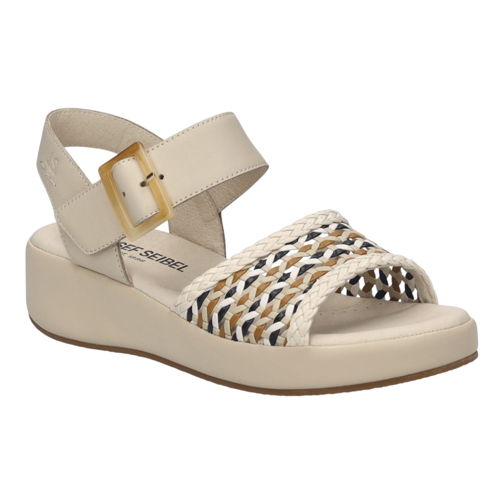 Josef Seibel Eve 06 Biscuit Multi Sandals