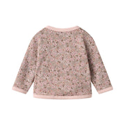 Wheat 6431-624-GOTS Set Sweatshirt & Trousers Emery 9899 Rose Brown Flowers