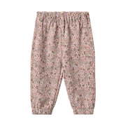 Wheat 6431-624-GOTS Set Sweatshirt & Trousers Emery 9899 Rose Brown Flowers