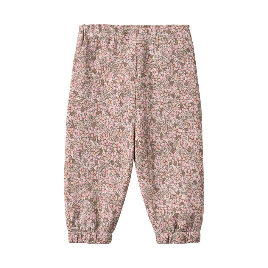 Wheat 6431-624-GOTS Set Sweatshirt & Trousers Emery 9899 Rose Brown Flowers
