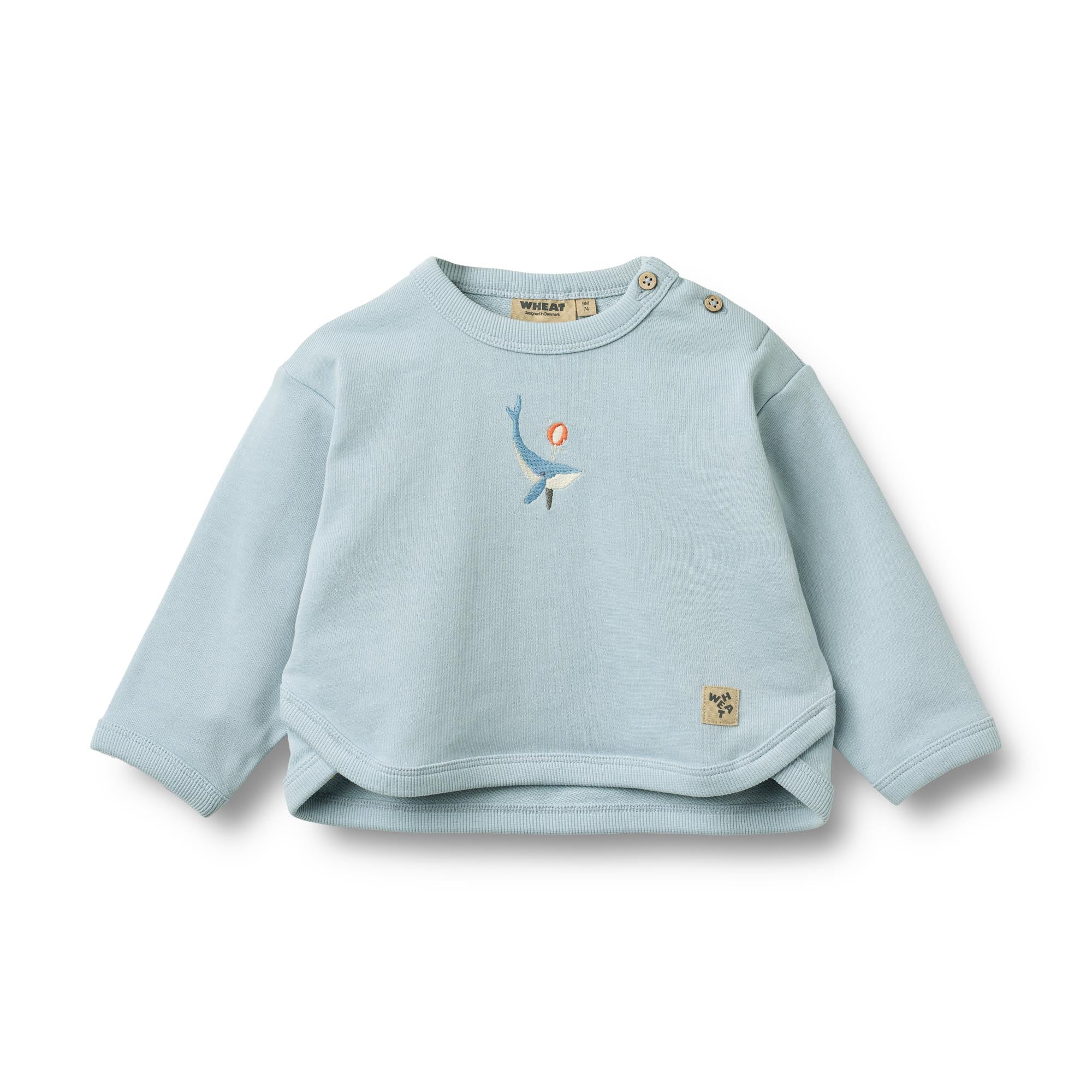 Wheat Sweatshirt L/S Emery - 6433-671 2703 Summer Sky