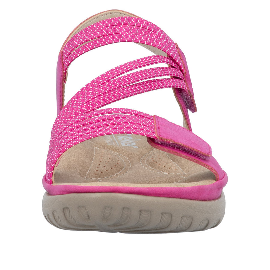 Rieker 64870-31 Pink Sandals