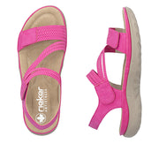 Rieker 64870-31 Pink Sandals