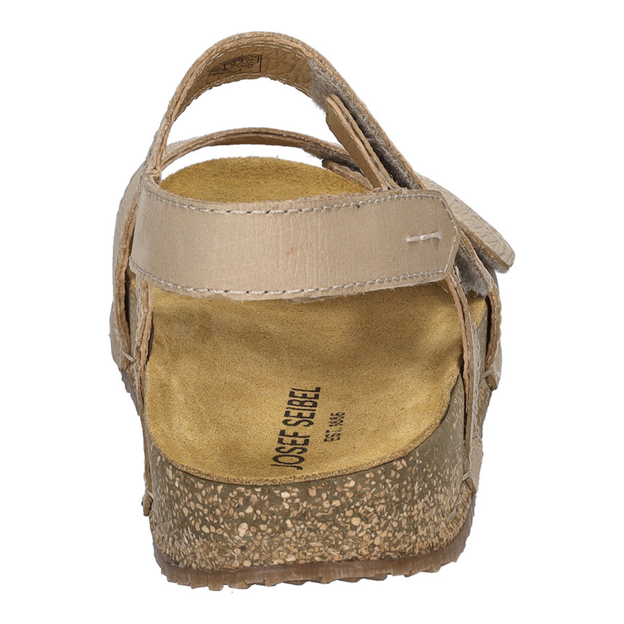 Josef Seibel Hannah 02 Beige Suede Sandals