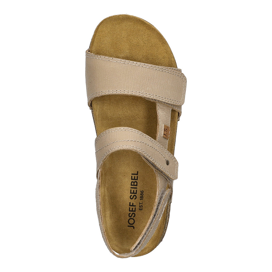 Josef Seibel Hannah 02 Beige Suede Sandals