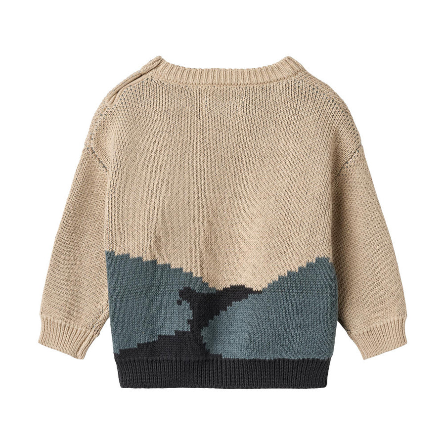 Wheat Jaquard Pullover William - 3354 Warm Sand
