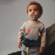 Wheat Jaquard Pullover William - 3354 Warm Sand