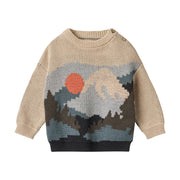Wheat Jaquard Pullover William - 3354 Warm Sand
