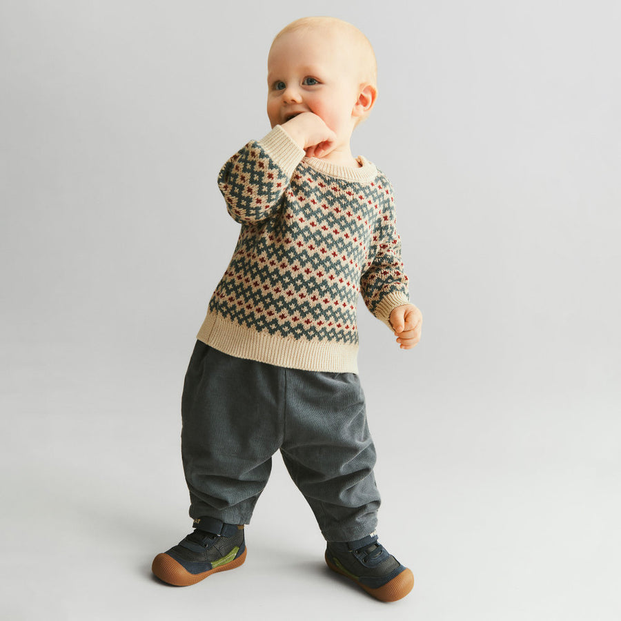 Wheat Jacquard Pullover Harlow - 3191 Offwhite