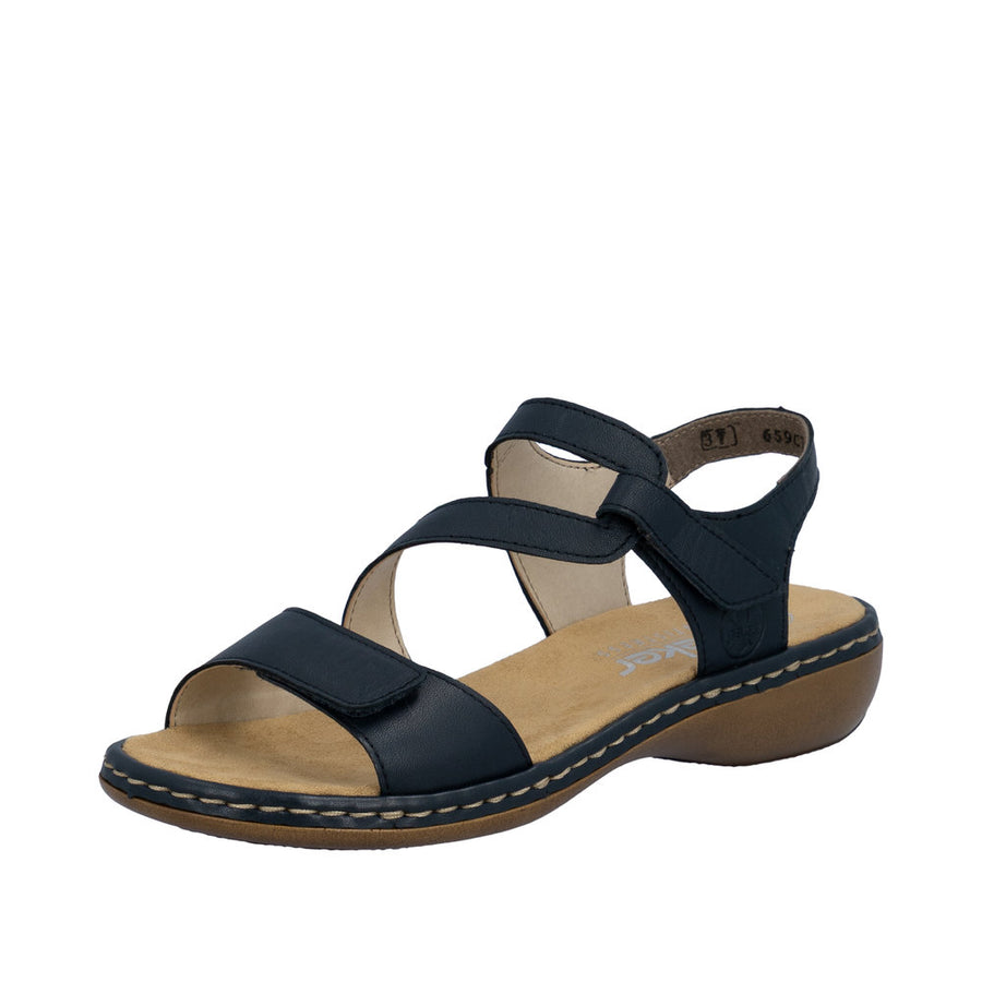 Rieker 659C7-16 Blue Sandals