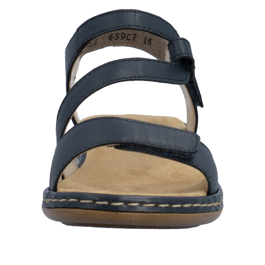 Rieker 659C7-16 Blue Sandals
