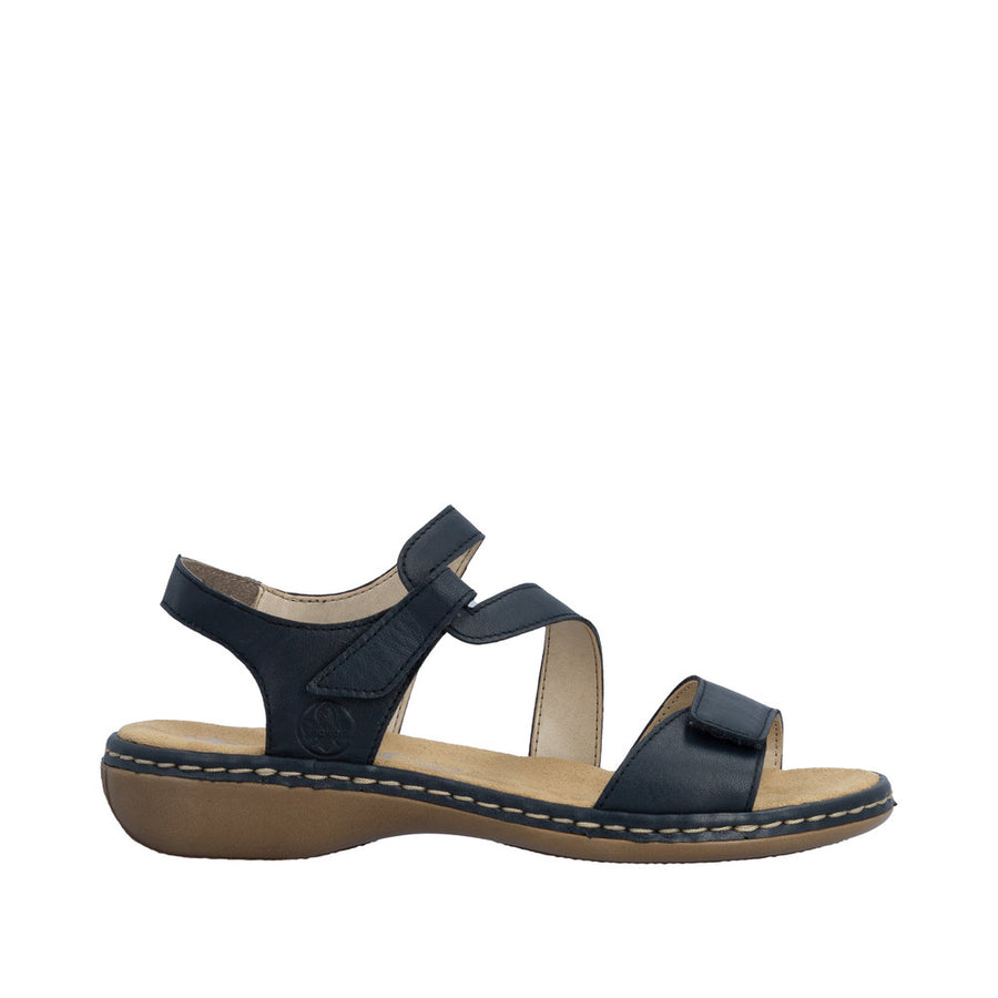 Rieker 659C7-16 Blue Sandals