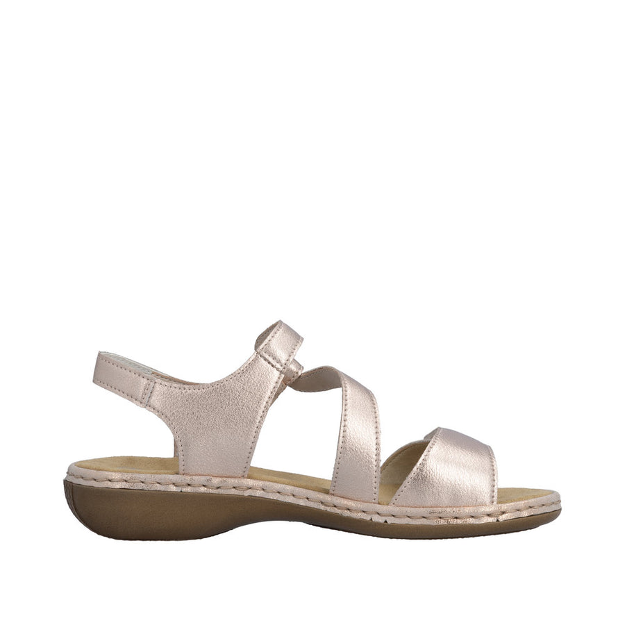 Rieker 659C7-89 Metallic Sandals