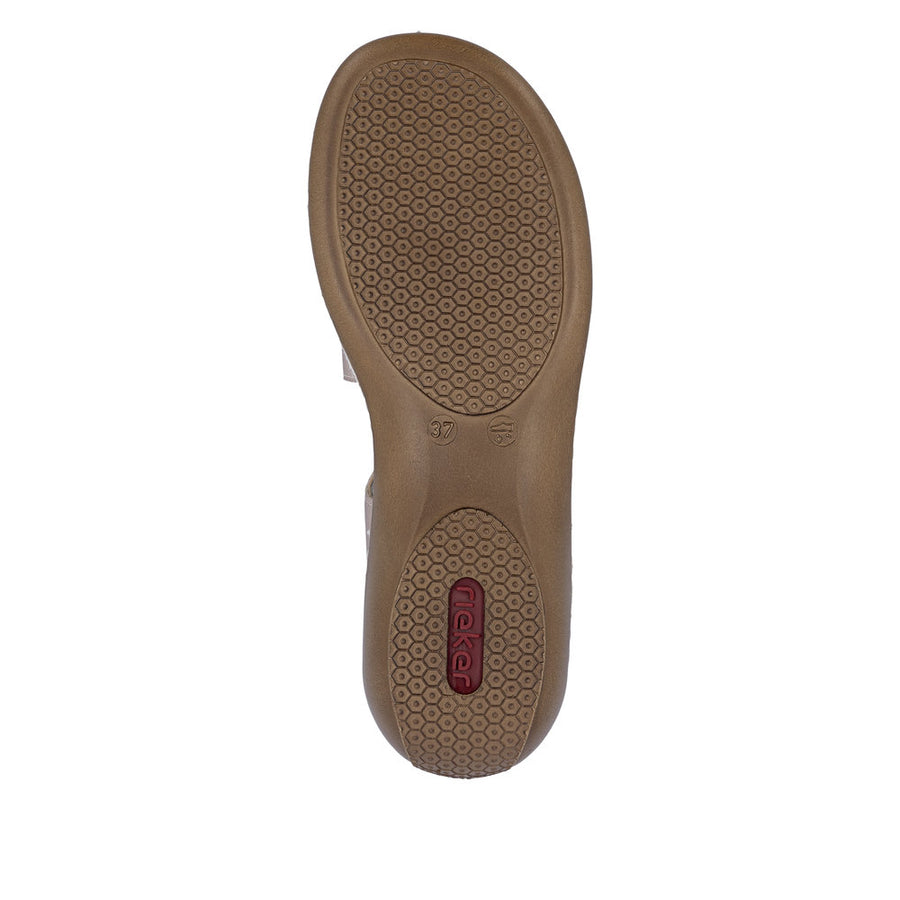 Rieker 659C7-89 Metallic Sandals