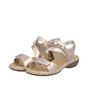 Rieker 659C7-89 Metallic Sandals