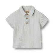 Wheat Shirt S/S Svend - 6693-347n 4030 Light Blue