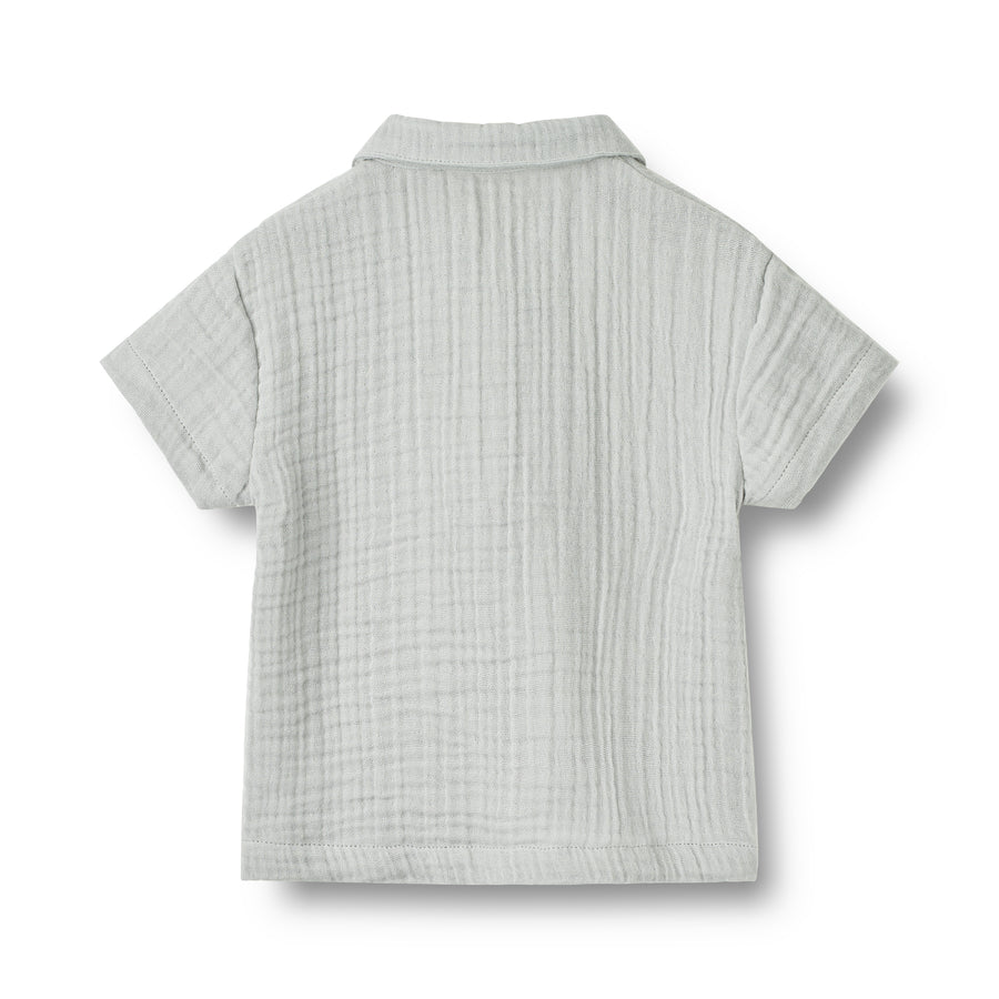 Wheat Shirt S/S Svend - 6693-347n 4030 Light Blue