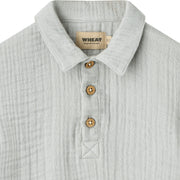 Wheat Shirt S/S Svend - 6693-347n 4030 Light Blue