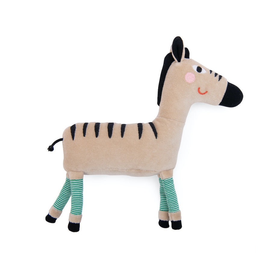 Moulin Roty Zebra Rattle Les Toupitis 679023