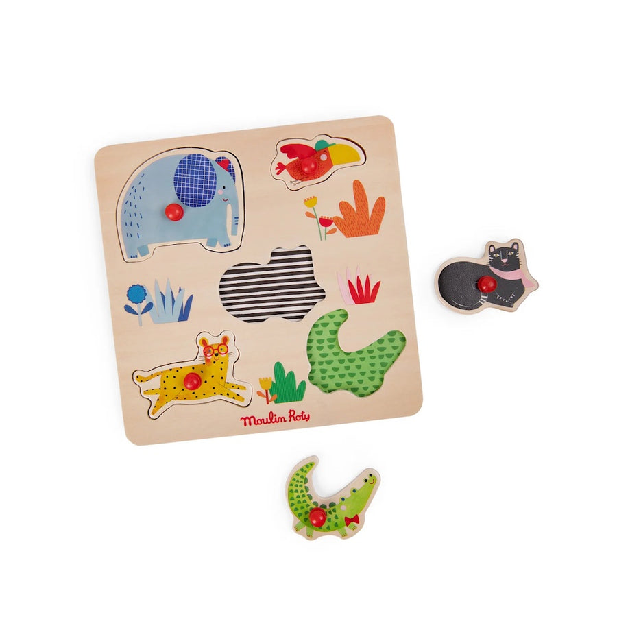 Moulin Roty Animal Puzzle Les Toupitis 679104