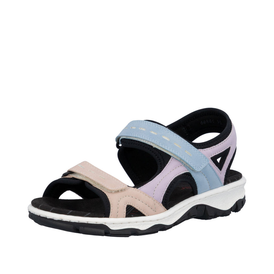 Rieker 68866-93 Silver Sandals