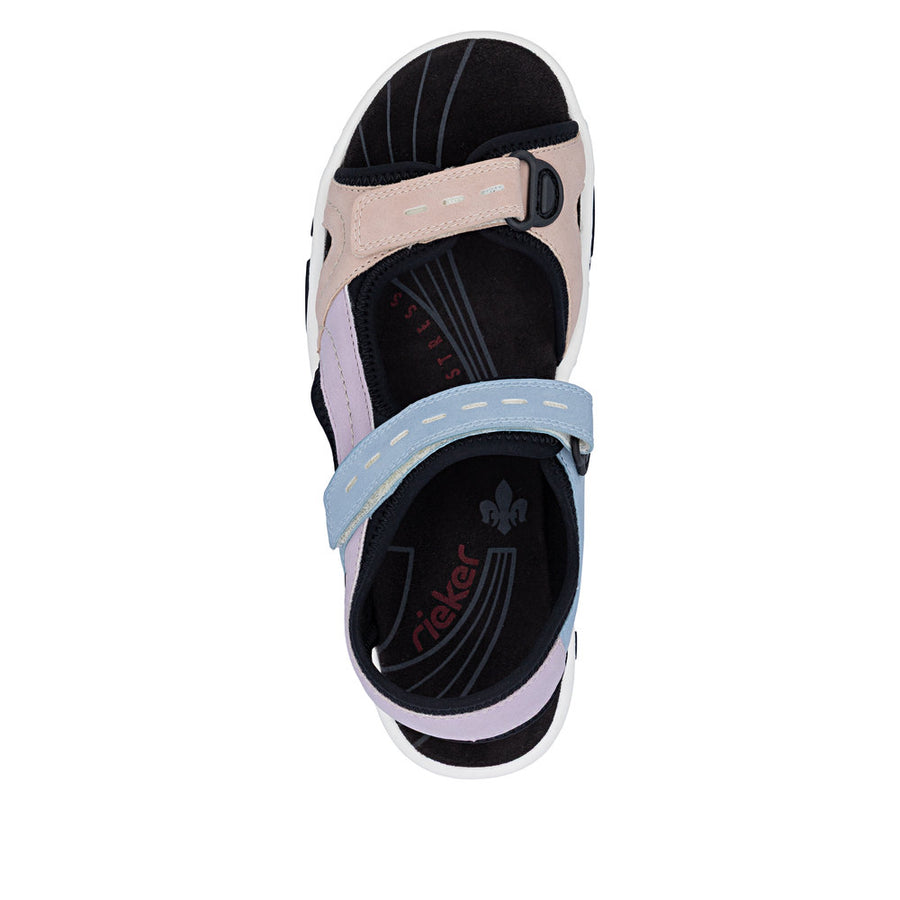 Rieker 68866-93 Silver Sandals