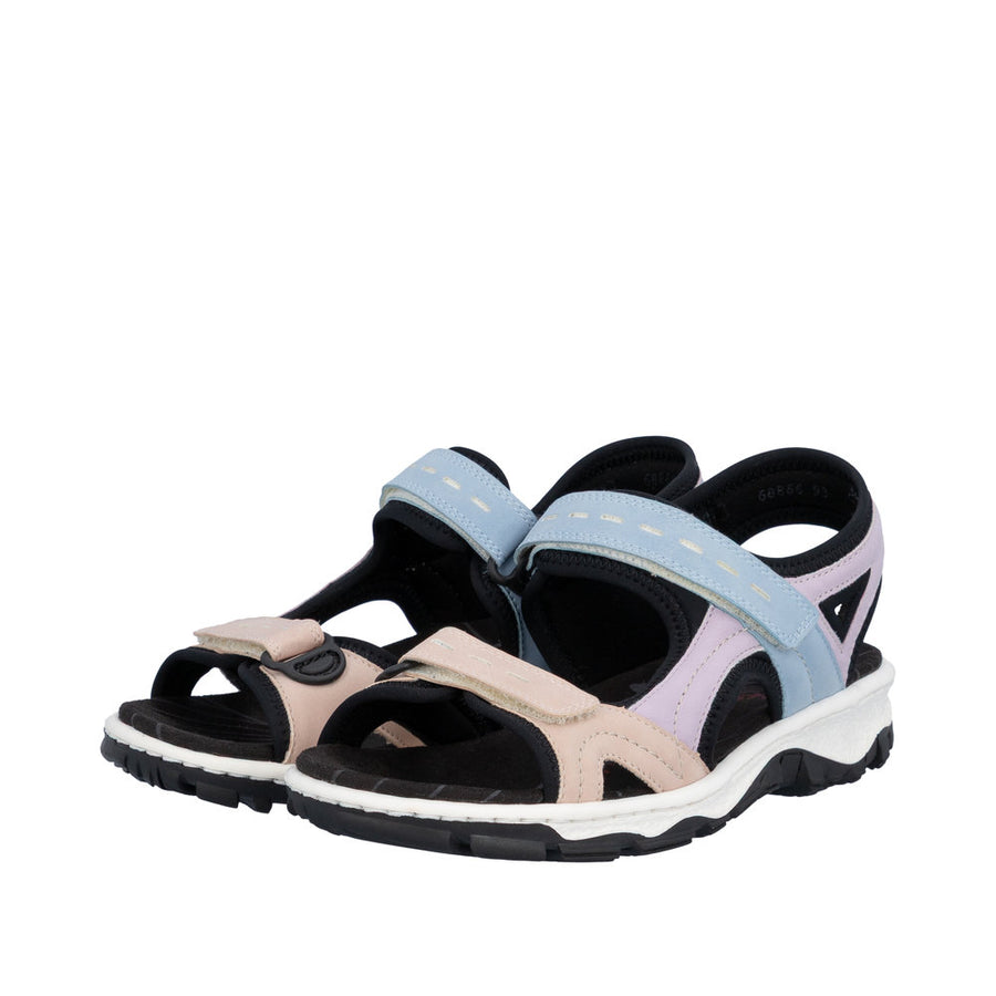 Rieker 68866-93 Silver Sandals