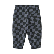 Wheat 6888-624-GOTS Sweatpants Cosmo 1311 Navy Blue Check