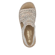 Rieker 69276-60 Beige Wide Fit Sandals