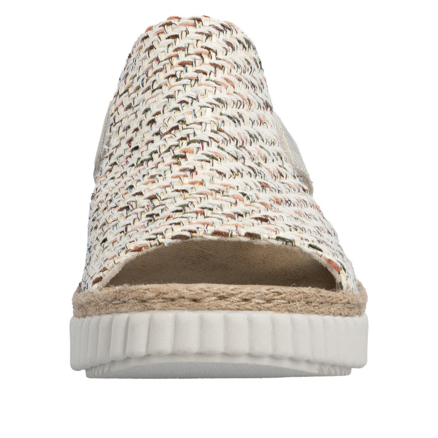 Rieker 69276-60 Beige Wide Fit Sandals