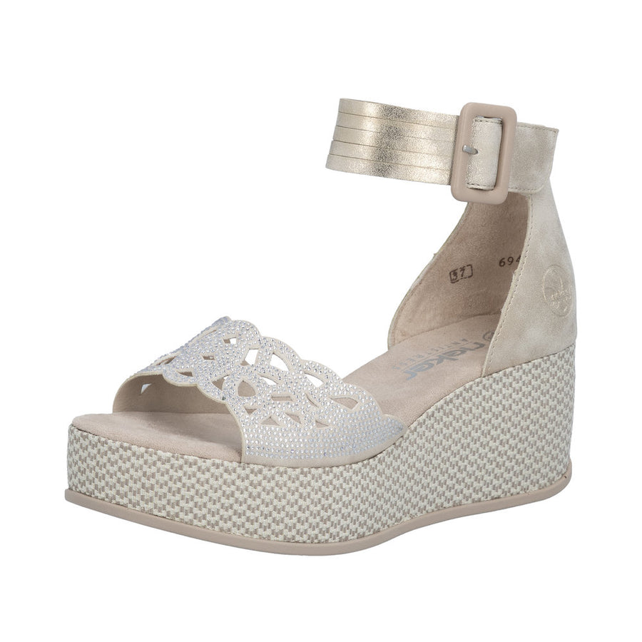 Rieker 69457-60 Beige Sandals