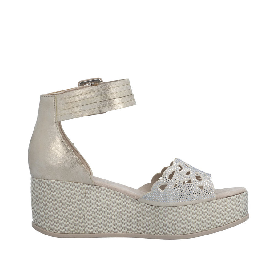 Rieker 69457-60 Beige Sandals