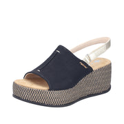 Rieker 69460-00 Black Sandals