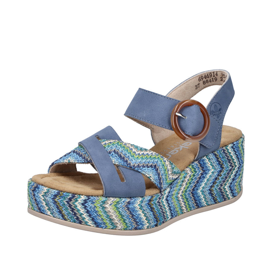 Rieker 69469-14 Navy Sandals
