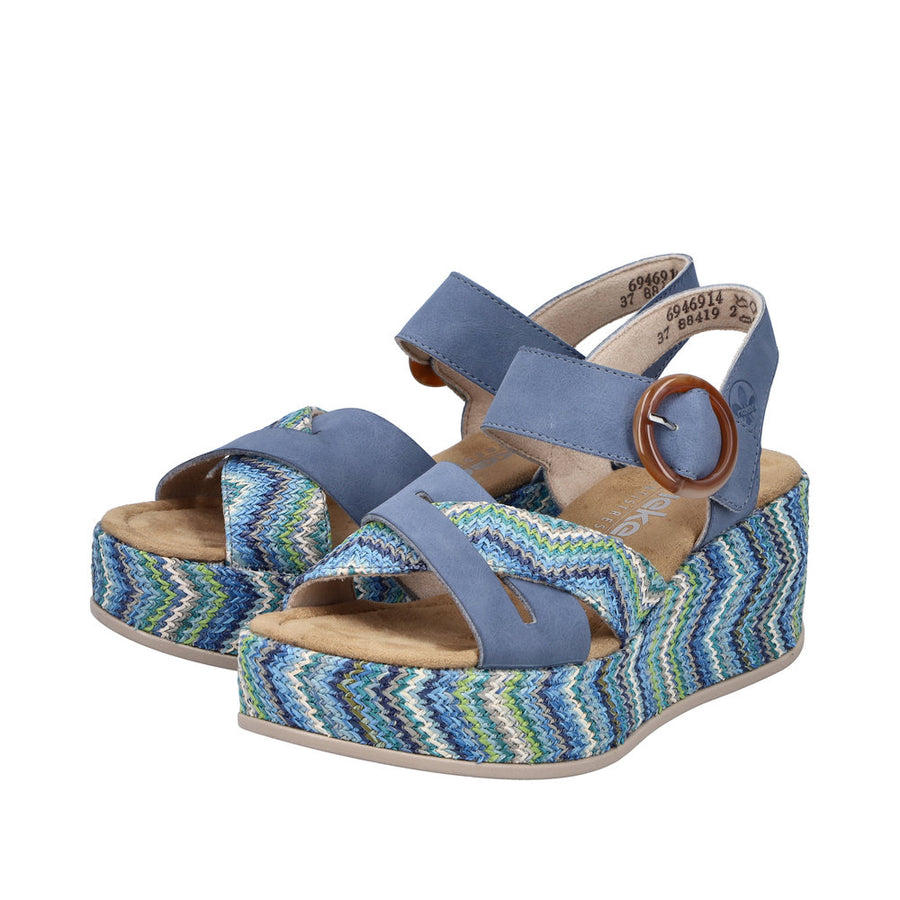 Rieker 69469-14 Navy Sandals